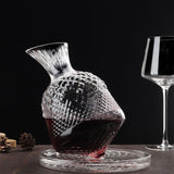 Maxbell Rotating Wine Decanter Tumbler Gift Drink Dispenser for Home Restaurant