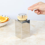 Maxbell Novelty Toothpick Dispenser Retractable Push Button Top Household for Home