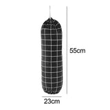 Maxbell Shopping Bag Storage Holder Grocery Bag Organizer Garbage Bag Dispenser Black