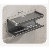Maxbell Tissue Paper Organizer Stand with Shelf Flushable Storage Dispenser for Dorm