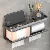 Maxbell Tissue Paper Organizer Stand with Shelf Flushable Storage Dispenser for Dorm
