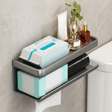 Maxbell Tissue Paper Organizer Stand with Shelf Flushable Storage Dispenser for Dorm