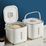 Maxbell Rice Storage Bin Storage Bucket Grain Bucket with Handle for Grain Nuts Rice