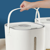 Maxbell Rice Storage Bin Storage Bucket Grain Bucket with Handle for Grain Nuts Rice