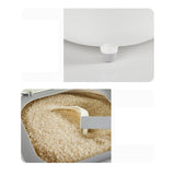 Maxbell Rice Storage Bin Storage Bucket Grain Bucket with Handle for Grain Nuts Rice
