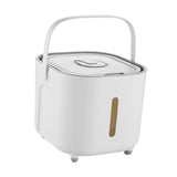 Maxbell Rice Storage Bin Storage Bucket Grain Bucket with Handle for Grain Nuts Rice