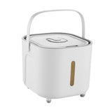 Maxbell Rice Storage Bin Storage Bucket Grain Bucket with Handle for Grain Nuts Rice
