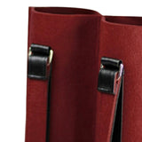 Maxbell Portable Bottle Insulated Bag 2 Holes Divider for Housewarming Picnic Party red