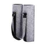 Maxbell Portable Bottle Insulated Bag 2 Holes Divider for Housewarming Picnic Party grey
