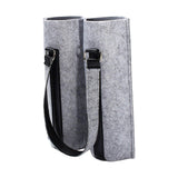 Maxbell Portable Bottle Insulated Bag 2 Holes Divider for Housewarming Picnic Party grey