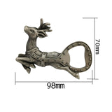 Maxbell Elk Beers Bottle Opener Durable Decoration Fittings for Soft Drink Christmas