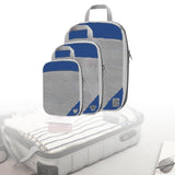 Maxbell 3 Pieces Compression Packing Cubes Reusable for Hiking Family Vacations