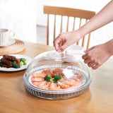 Maxbell Microwave Splatter Cover with Handle Dia 28.5cm Reusable Splash Proof Cover