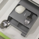 Maxbell Multifunctional Utensil Holder Storage Stand for Kitchen Restaurant Gray