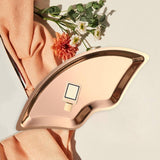 Maxbell Lip Shape Vanity Tray Decorative Organizer for Wedding Countertop Home Rose Aureate