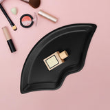 Maxbell Lip Shape Vanity Tray Decorative Organizer for Wedding Countertop Home Black