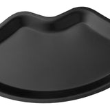 Maxbell Lip Shape Vanity Tray Decorative Organizer for Wedding Countertop Home Black