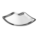 Maxbell Lip Shape Vanity Tray Decorative Organizer for Wedding Countertop Home Argent