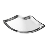 Maxbell Lip Shape Vanity Tray Decorative Organizer for Wedding Countertop Home Argent