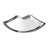 Maxbell Lip Shape Vanity Tray Decorative Organizer for Wedding Countertop Home Argent