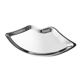 Maxbell Lip Shape Vanity Tray Decorative Organizer for Wedding Countertop Home Argent