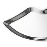 Maxbell Lip Shape Vanity Tray Decorative Organizer for Wedding Countertop Home Argent