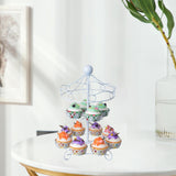 Maxbell Cupcake Stand Pastry Platter Cake Holder for Wedding Anniversary Decor