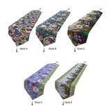 Maxbell Cute Easter Table Runner Easter Eggs for Indoor Outdoor Holiday Dining Style A