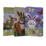 Maxbell Cute Easter Table Runner Easter Eggs for Indoor Outdoor Holiday Dining Style A