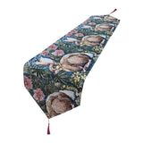 Maxbell Cute Easter Table Runner Easter Eggs for Indoor Outdoor Holiday Dining Style B