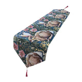 Maxbell Cute Easter Table Runner Easter Eggs for Indoor Outdoor Holiday Dining Style B