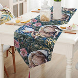 Maxbell Cute Easter Table Runner Easter Eggs for Indoor Outdoor Holiday Dining Style B