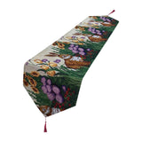 Maxbell Cute Easter Table Runner Easter Eggs for Indoor Outdoor Holiday Dining Style C