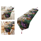 Maxbell Cute Easter Table Runner Easter Eggs for Indoor Outdoor Holiday Dining Style C