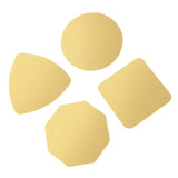 Maxbell 4Pcs Drink Coasters Non Slip Geometric Shape for Housewarming Home Decor