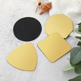 Maxbell 4Pcs Drink Coasters Non Slip Geometric Shape for Housewarming Home Decor