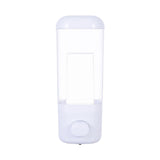 Maxbell Wall Mount Manual Soap Dispenser Clear Liquid Containers for Hotel Kitchen A