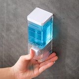 Maxbell Shampoo Soap Dispenser Wall Mount Remainder Display for Bathroom Washroom