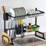 Maxbell Multifunctional Over Sink Bowl Organiser Kitchen Drainer Storage Holder 65cm