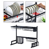 Maxbell Multifunctional Over Sink Bowl Organiser Kitchen Drainer Storage Holder 65cm