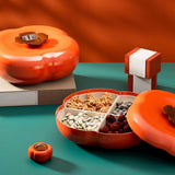 Maxbell Dried Fruit Plate Platter Good Luck Food Storage Box for Living Room Home