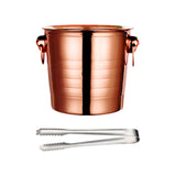 Maxbell Drinks Chiller Bucket Beverage Chilling Bucket 3L for Parties Bar Buffet Rose Aureate