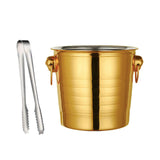 Maxbell Drinks Chiller Bucket Beverage Chilling Bucket 3L for Parties Bar Buffet Aureate