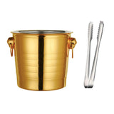 Maxbell Drinks Chiller Bucket Beverage Chilling Bucket 3L for Parties Bar Buffet Aureate