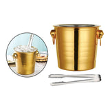 Maxbell Drinks Chiller Bucket Beverage Chilling Bucket 3L for Parties Bar Buffet Aureate