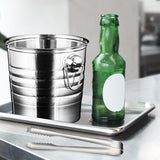 Maxbell Ice Bucket with Ice Clip with Carry Handle for Home Picnics for Party Home 5L