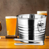 Maxbell Ice Bucket with Ice Clip with Carry Handle for Home Picnics for Party Home 7L
