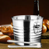 Maxbell Ice Bucket with Ice Clip with Carry Handle for Home Picnics for Party Home 7L