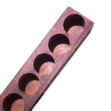 Maxbell Coffee Beans Storage Containers with Stand Party Decorations for Coffee Shop 6 Holes Rosewood