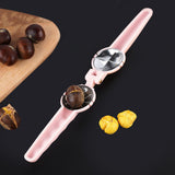 Maxbell Chestnut Clip Opener Dried Fruit Opener Nut Opener for Household Dining Room Pink